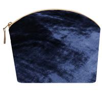 Holistic Silk - LAVENDER MAKE UP BAG NAVY SILK VELVET - Neceseres 1 St.