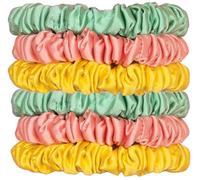 Holistic Silk - SKINNY SILK SCRUNCHIE SET - Coleteros de seda VIBRANT 6 St.