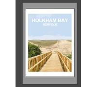Holkham Bay Norfolk Notebook: East Anglia Blank lined Notepad, Journal, Gift Book, Planner Wells next the Sea
