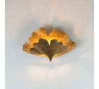 Holländer Aplique Ginkgo Due en oro