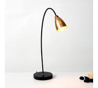 Holländer Lámpara de mesa Alice, pantalla oro