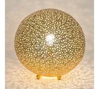 Holländer Lámpara de mesa Lily Grande, Ø 43 cm, oro