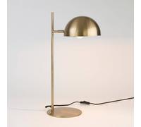 Holländer Lámpara de mesa Miro, dorada, altura 58 cm, hierro/latón
