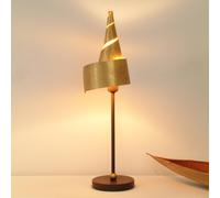 Holländer Lámpara de mesa oro SOMBRERO MÁGICO pantalla metal