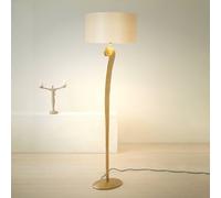 Holländer Lámpara de pie Lino, color dorado/crudo, altura 160 cm, hierro