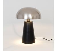 Holländer Lámpara mesa Fungo brillo descendiente negro/plata