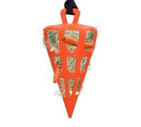 Holland Animal Care - Hay Slowfeeder Fun&Flex Root - Ø 22 CM - Comedero lento caballo - Contra el deterioro del establo - Hasta 1 kg de heno - Naranja