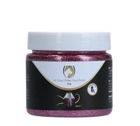 Holland Animal Care Hi Gloss Glitter Hoof Polish - Brillo para pezuñas y pieles - Cuidado de pezuñas - Hidratante - Incluye pincel - Sin microplásticos - 150 ml - Rosa