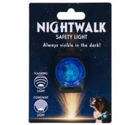 Holland Animal Care Safety Light - Collar para perro luminoso - 2 niveles - Duración de la batería 100 horas - visible hasta 200 metros - Azul