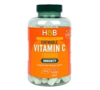 Holland & Barrett - Vitamina C masticable de alta potencia, 1000 mg - 120 comprimidos