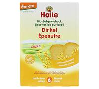 Holle - Bocadillos Orgánicos - Biscochos de Espelta para Bebés - Paquete Individual, 200g