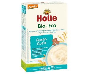 Holle Eco-Bio Papilla Copos de Avena +4m 250 gr