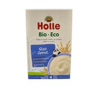 Holle Papilla de Copos de Arroz Integral Ecológico para Bebés +4 Meses, 250 g, sin Azúcar Añadido, sin Gluten, sin Lácteos