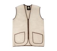 Hollert Chaleco De Lana Unisex Beka Antracita De Lana Merina Con Cremallera