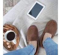 Hollert Hombre y Mujer Piel de Cordero Zapatillas Hubert Braun Cuero Auténtico