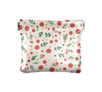 Hollies and Berries - Cartera de cuero para mujer, práctica mini bolsa de maquillaje para hombres y mujeres de viaje