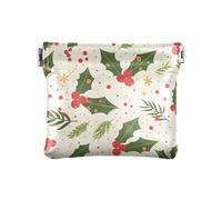 Hollies and Berries - Monederos de cuero para mujer, impermeables, mini monederos para niñas, mujeres y mujeres