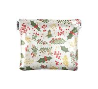 Hollies and Berries - Monederos de cuero para mujeres y hombres, bonito soporte para monedas para mujer