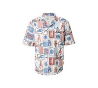 HOLLISTER Camisa navy / rojo carmesí / blanco M navy / rojo carmesí / blanco
