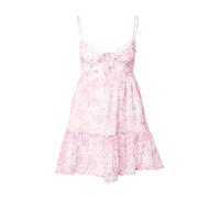 HOLLISTER Vestido de verano 'BARE FESTIVAL' verde pastel / rosa / rosa / blanco 36 verde pastel / rosa / rosa / blanco