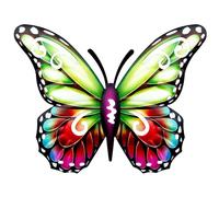 Hollo3d Butterfly Wall Decor - Maria Out Butterfly Wall Decor | Escultura animal pintada a mano