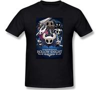 Hollow Knight - Camiseta básica de manga corta de algodón para hombre, color negro, Negro, S