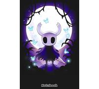 Hollow Knight Moon The Knight Notebook: Matte Finish Cover, Diary, 6x9 120 Pages, Planner, Lined College Ruled Paper, Journal