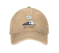 Hollow Knight Nope No Hoy Gorra de béisbol Lavada Sol Vintage Gorras Hip Hop Hombres de Verano Caza de Adultos Gorras de béisbol
