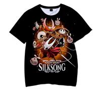 Hollow Knight Silksong 3D - Camiseta unisex para videojuegos indie, ropa casual para jugadores, gráfico de videojuegos, Estilo 3, L