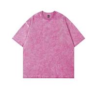 Hollow Knight Silksong Fun Inkjet Printed Retro Wash - Camiseta unisex de algodón de manga corta para fanáticos de los juegos góticos estéticos, regalo, rosa, L