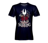 Hollow Knight Silksong Pic Merch New Game - Camiseta para mujer y hombre, a la moda, casual, verano, elegante, para gimnasio, deporte, azul marino, S