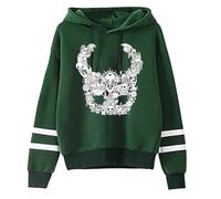 Hollow Knight Silksong Pic Sudadera con capucha para mujer y hombre, manga larga, ropa de calle de moda 2025., verde, L