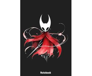 Hollow Knight Silksong The Floating Huntress Notebook: Blank Notebook Journal College Ruled Lined Notepad