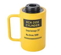 Hollow Plunger Hydraulic Cylinder 50mm Stroke,Hydraulic Jack Steel Construction for Lifting &Pushing, Works with CP-700 Pump Hollow Hydraulic Jack