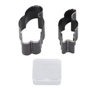 Hollow Punch Cutter Cat Cutting Die Set Manual de acero Manual de perforación para manualidades de cuero 55 mm 65 mm
