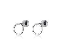 Hollow Round Stud Earrings For Women Wedding Baby Girls Minimalist