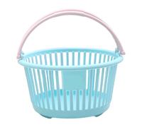 Hollow Storage Basket - Mini Organizer Container With Handles | PVC Construction With Lightweight Structure, Enables Easy Sorting And Carrying Feature, Storage Solution For Toys Makeup Fruits