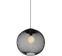 Hollow Wire Caged Pendant Light V-intage Spherical Hanging Lamp American Style Chandelier Compatible with Farmhouse Bedroom Kitchen Island,Pendant Ceiling Light