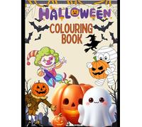 Holloween Spooky cute Cartoon colouring book, haunted colouring adventure for adults and kids: Show your spooky colouring creativity