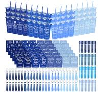 Hollowfly Juego de 48/192 piezas de regalos de la iglesia cristiana a granel, vasos de plástico con versículos bíblicos, llaveros, cuadernos para mujeres, regalos religiosos cristianos de