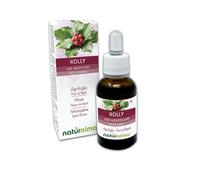 Holly o Acebo (Ilex aquifolium) Remedios florales Naturalma - Gotas 30 ml - Extracto líquido sin alcohol - Esencias florales - Vegano y libre de alcohol