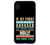 Holly Personalized Name Shirt Holly First Name Carcasa para iPhone XS MAX
