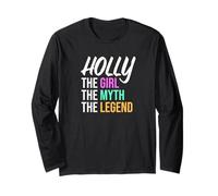 Holly The Girl The Myth The Legend Nombre Divertido Manga Larga