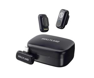 Hollyland Lark A1 Duo - Micrófono inalámbrico con USB-C RX y funda de carga