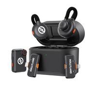 Hollyland Lark M2S Ultimate Combo Micrófono Inalámbrico para Cámara, iPhone, Android, Alcance 300 m, Clip de Titanio, ENC, Duración 30H, Micrófono Lavalier para Livestreaming Vlog (2TX+3RX)