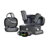 Hollyland LARK MAX 2 Ultimate Combo, micrófono inalámbrico,cancelación de ruido inteligente, monitoreo de audio inalámbrico, grabación interna flotante de 32 bits, micrófono para cámara,iPhone y USB-C