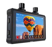 Hollyland Mars M1 Enhanced 5.5" Monitor, Transmisor y Receptor 3 en 1, 1000 Nits Pantalla LCD Táctil,RGB 3D LUT, HDMI/SDI 1080p60, 450ft. (LOS) Sistema de Transmisión de Video Inalámbrico (1 pcs)