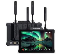 Hollyland Pyro 7 Cámara Field Monitor 7" Transmisor y Receptor Vídeo Inalámbrico, HDMI y SDI Alcance 400 m, Latencia 60 ms, Salto Automático de Doble Banda con Forma de Onda, 3D LUT, Grabación (2 Set)