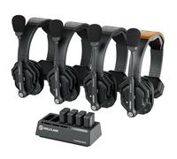 Hollyland SE 2.4G Full Duplex 4-User ENC 350m Team Communication PTT Mute Single Ear Headset TV Film Drone (SE-4S)