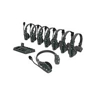 Hollyland Solidcom C1 [Oficial] Sistema de Intercom Inalámbrico Full Dúplex Alcance 350 m Auriculares Inalámbricos para 8 Usuarios Comunicación en Equipo 168 g Single-sided Headset 1 Master & 7 Remote